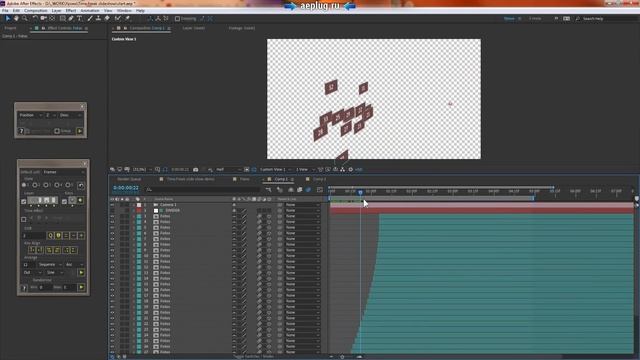 Эффект появления фотографий для слайдшоу в After Effects (простое 3D) - AEplug 240 смотреть онлайн