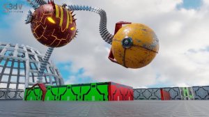 ROBOT MONSTER PACMANS VS MS PACMAN, CARTOON CAT & PACMAN || BEST ADVENTURE