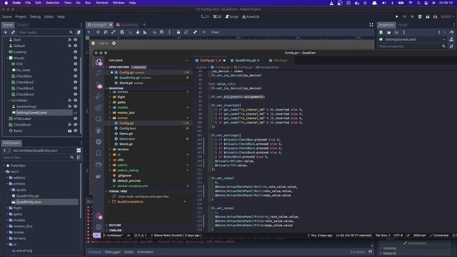 FPV Drone Simulator Devlog - Timelapse 2022-01-22