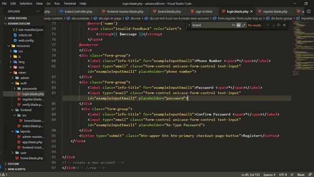 #5 Fontend Templete | Login, Register ,Forget Password Page Setup смотреть онлайн