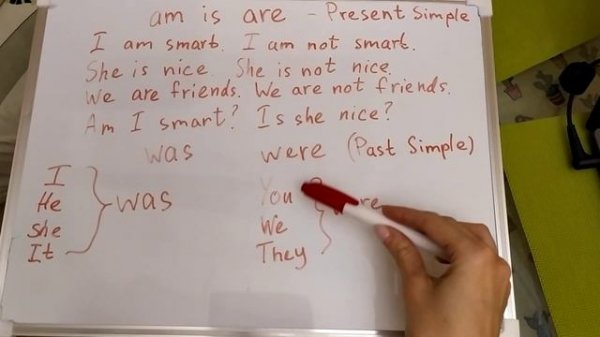 Английский, 4 класс, was were глагол to be в прошедшем времени