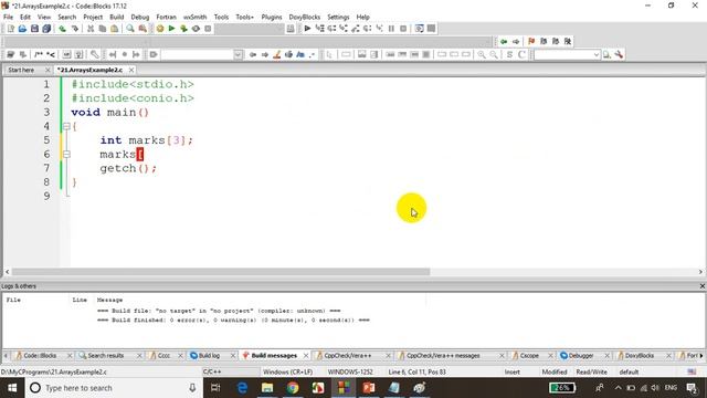 C-Programming Tutorials : Lecture-21 - Arrays in C [Part-2] смотреть онлайн
