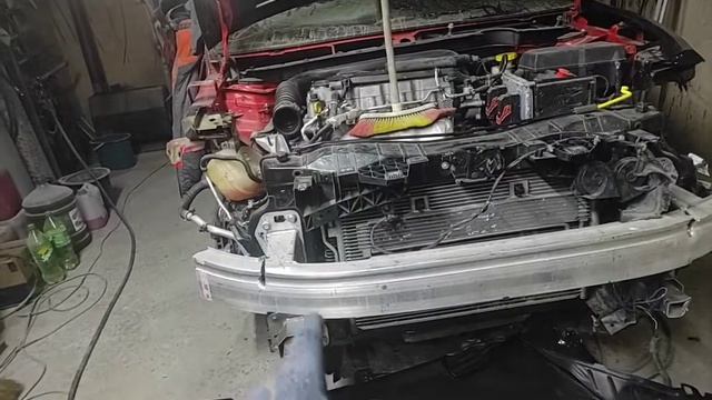 Dodge Dart Додж Дарт 4 наборка морды, подгонка и рихтовка перьев. смотреть онлайн
