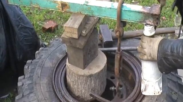Разбортовка колеса автомобиля урал смотреть онлайн