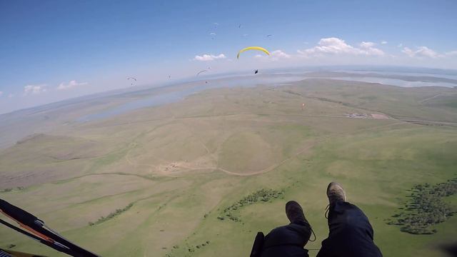 Параплан: Стартовый поток в Хакасии г. Лиственная смотреть онлайн