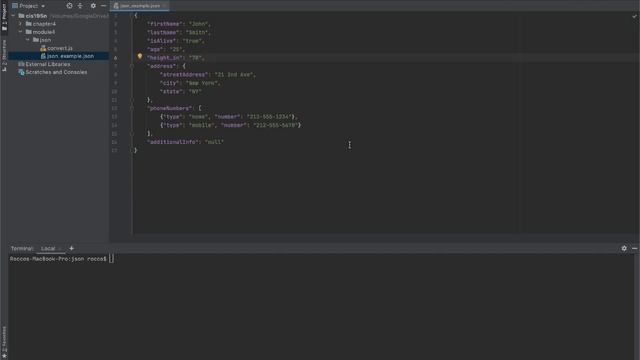 json смотреть онлайн