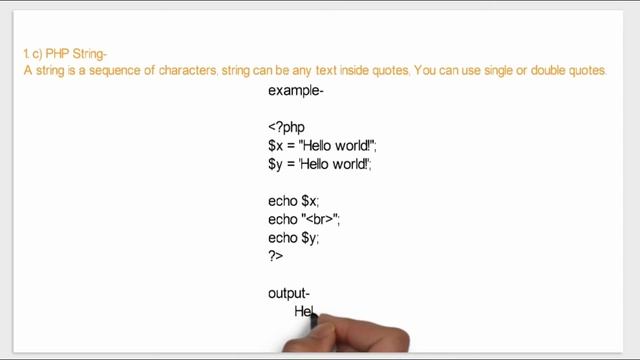 9. What is Data Type & types of DataTypes with Explain in PHP смотреть онлайн