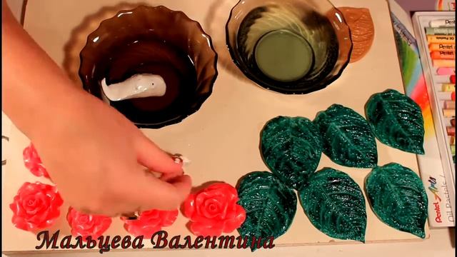 Свадебная подставка для салфеток с розами из суперпластика Полиморфус смотреть онлайн