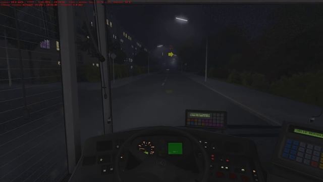 OMSI 2. Map Ahlheim, Route 152, Mercedes-Benz O530G. Part 2 смотреть онлайн