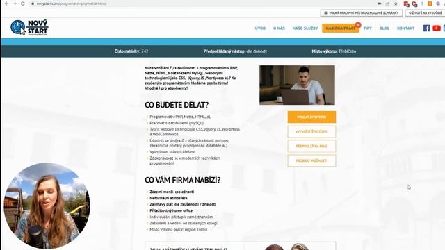 Programátor PHP, Nette, HTML смотреть онлайн