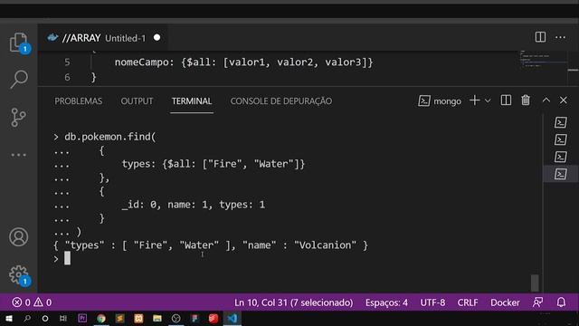 MongoDB /// Queries (Parte III) /// Busca por Array смотреть онлайн