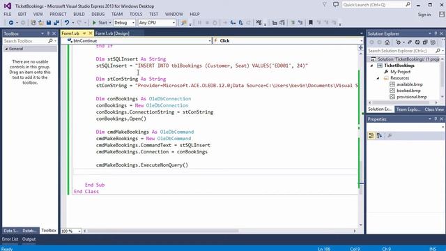 7. VB.NET Booking System - Insert Data смотреть онлайн