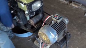 Делаем дизель-генератор из мотоблока и асинхронного двигателя ч.1
