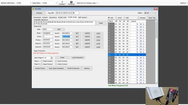 ICODE SLIX2 - Read/Write Password смотреть онлайн