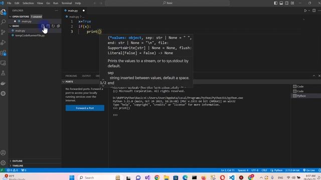 រៀនភាសា Python | conditions and logic смотреть онлайн