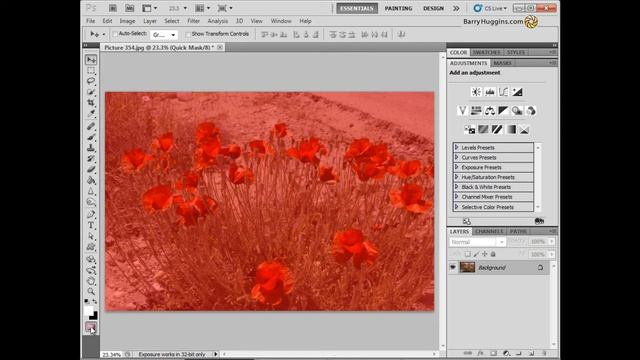 "Photoshop video quick tips" Changing Photoshops quick mask default colour смотреть онлайн