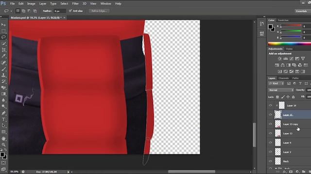 I Transformed Myself into Madara Uchiha using Photoshop | Speed Art смотреть онлайн