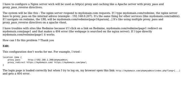 Proxy http nginx for multiple websites смотреть онлайн