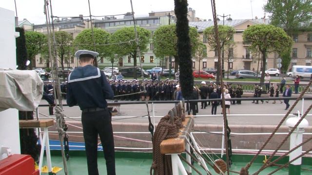 Открытие навигации учебного парусного судна «Юный Балтиец» смотреть онлайн