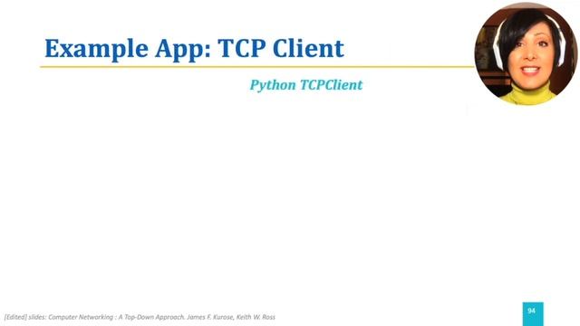 ICN: 2.8.3. Socket Programming: TCP Socket смотреть онлайн