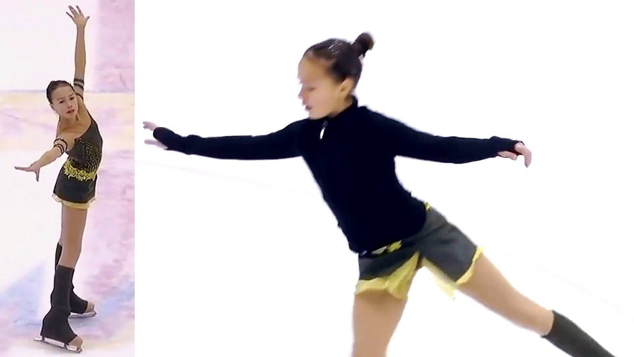 Алина Загитова - выступление на хоккейном матче "Ижсталь - Молот" (ноябрь 2014 г.) [HD1080, 60 fps] смотреть онлайн