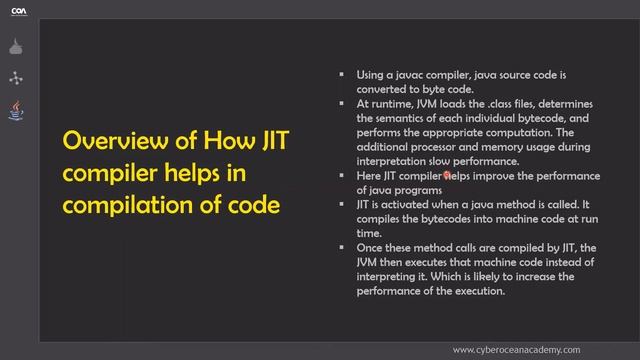 Java Tutorial For Beginners | Just in time (JIT) Compiler | Cyber Ocean Academy! смотреть онлайн