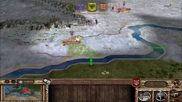 Прохождение Medieval 2 TW:Булатная Сталь-Киевская Русь #10 смотреть онлайн