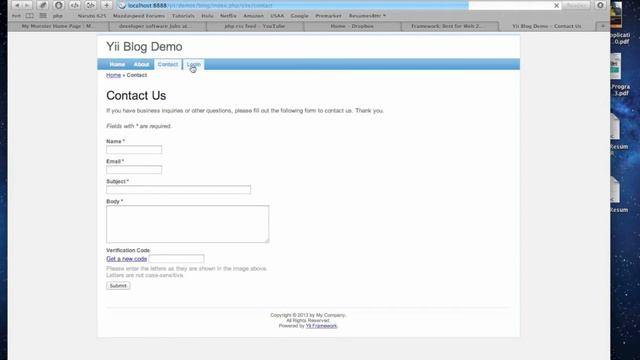 Installing the Yii framework on a mac смотреть онлайн
