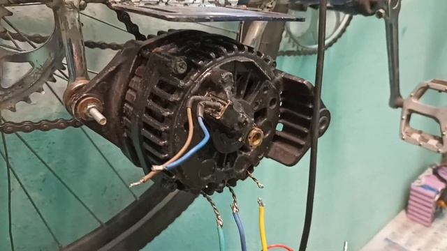 Сборка электровелосипеда на базе Урал, замена тяговых двигателей