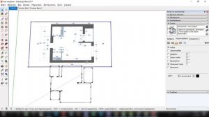 Дизайн интерьера в SketchUp. Урок 1 - Стартовая планировка