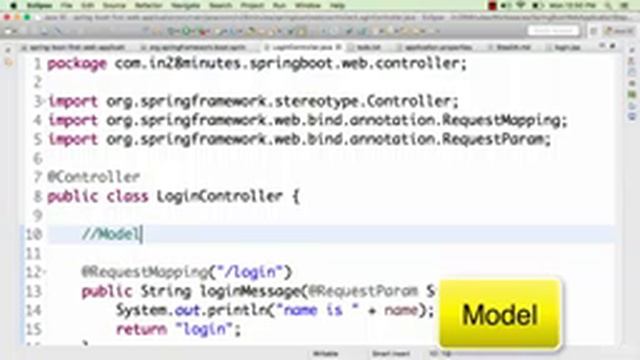 015 Step 05 Show userid and password on welcome page ModelMap and RequestParam смотреть онлайн