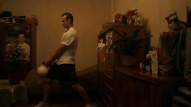 Гиря 40 кг. 429 подъемов за 30 мин.Ситников Виталий.Jerk Gira (KB) 40 Kg. 429 Reps In 30 Min.