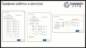 Базовые возможности и отчетности в СКУД TRASSIR