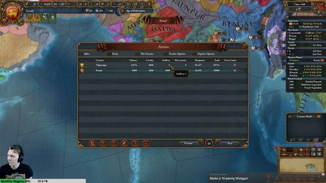Europa Universalis 4 Dharma | Kandy | Part 17 | Failure by Ally смотреть онлайн