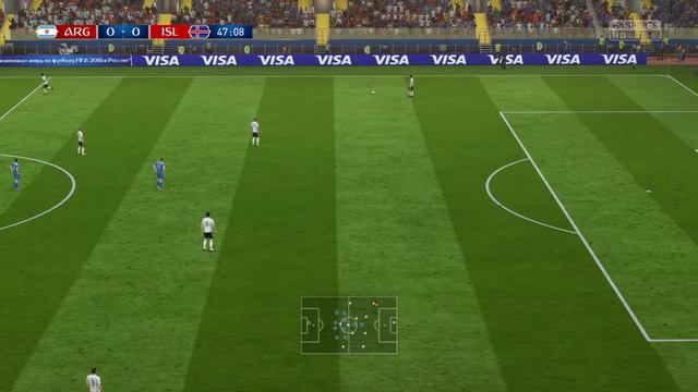 Сборная Аргентина-Сборная Исландия ЧМ-2018 FIFA18 PS4 World CUP