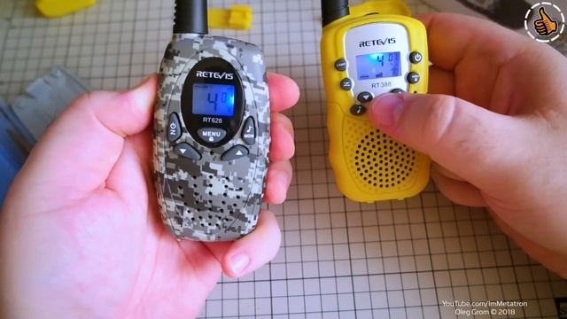 Простые PMR рации - Retevis RT628 и RT388