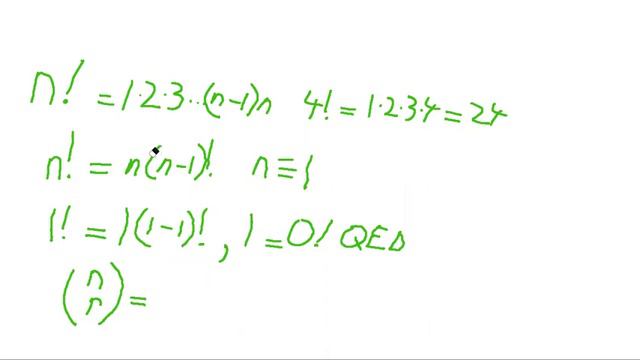 Why zero factorial equals 1 смотреть онлайн