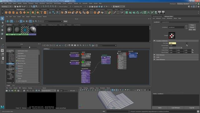 Double Sided tuexture mapping node network, maya 2018 смотреть онлайн