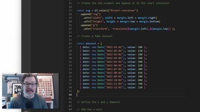 Create Beautiful Line Charts With D3 - D3.js Beginner's Guide смотреть онлайн