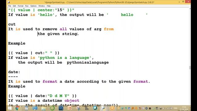 Django Template Language смотреть онлайн