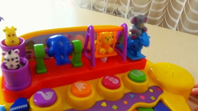 Зверята на качелях Распаковка с Егоркой детское пианино смотреть онлайн