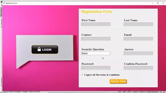 Professional Login and Registration System With MySQL Using Python смотреть онлайн