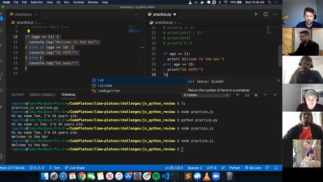 W1D3: Javascript and Python Review (3 of 3) смотреть онлайн