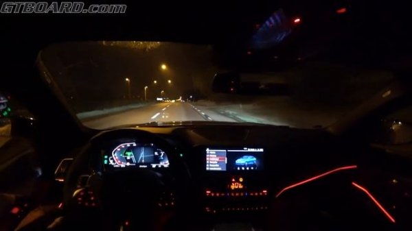 G20 BMW 330i Night citydriving  POV BMW Live Cockpit Professional [4k]