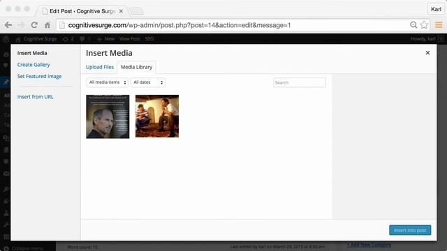 How To Make a WordPress Website - For Beginners - #11 - Managing Your WordPress Media Library смотреть онлайн
