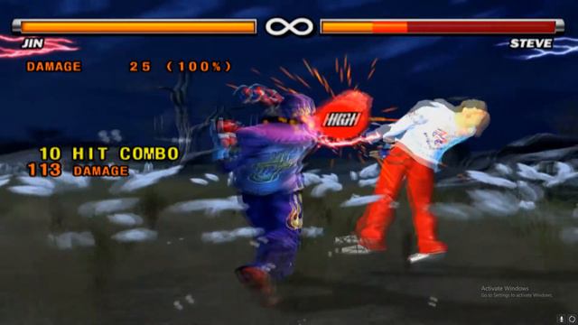 TEKKEN 5 JIN 10 HIT COMBO