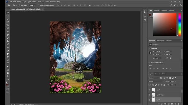 Matte Painting in Adobe Photoshop смотреть онлайн
