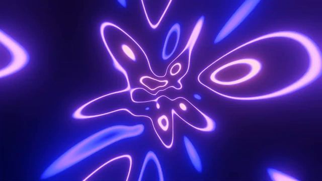 Glowing Blue Purple Abstract 3 Hours Background FREE Video Live Wallpaper Screensaver - 4K VJ LOOP
