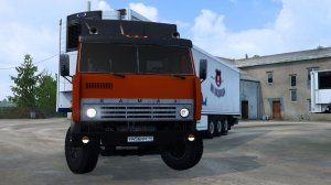 14 / ETS 2 V1.43 / KAMAZ 5410 / короткий рейс в Бокситогорск / реальная экономика.