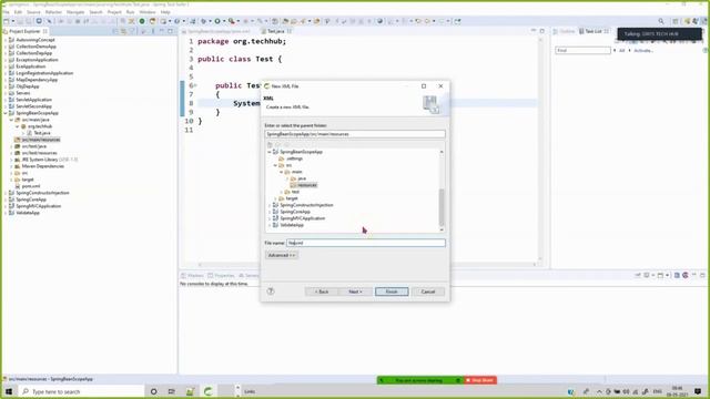 Spring Core Bean Scope | Giri's Tech Hub Pvt Ltd. смотреть онлайн